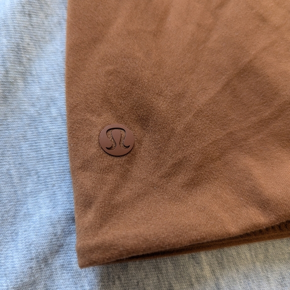 Lululemon Wundermost Ultra-Soft Nulu Crewneck Long-Sleeve Shirt in Sable - Picture 9 of 10
